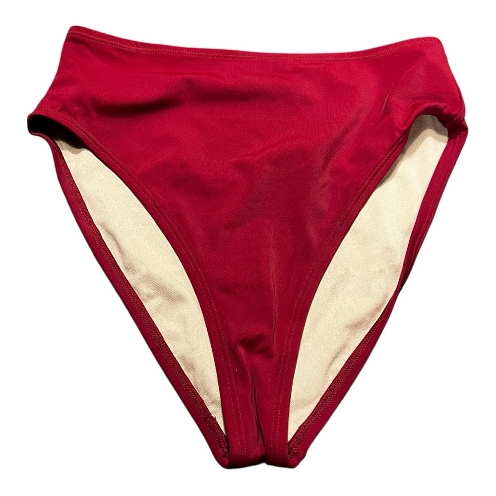 ❤️3/$15 NWOT Shade & Shore Women's Red Bikini Bottom Size S